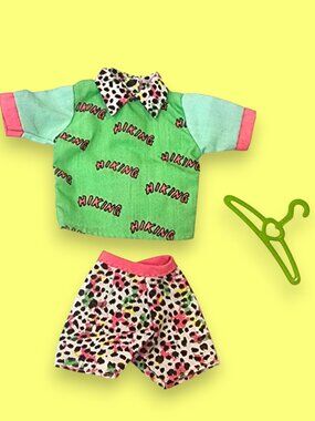 1993 Vintage Barbie Greet Weekend Easy to Dress Hiking Outfit #68014